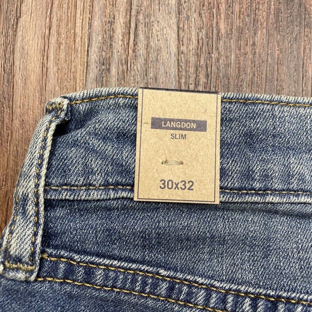 Abercrombie & Fitch Jeans Men's 30W 32L Blue Athletic Slim Fit Stretch 30x32 - Picture 5 of 11